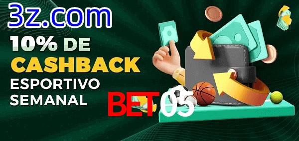 10% de bônus de cashback na Bet05