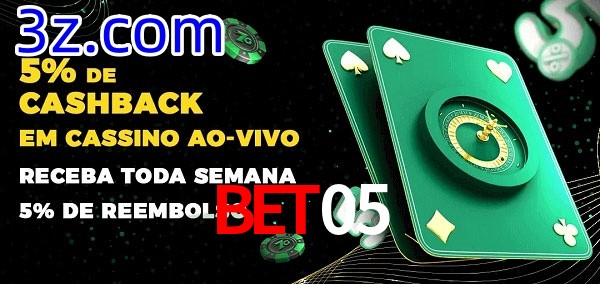 Promoções do cassino ao Vivo Bet05